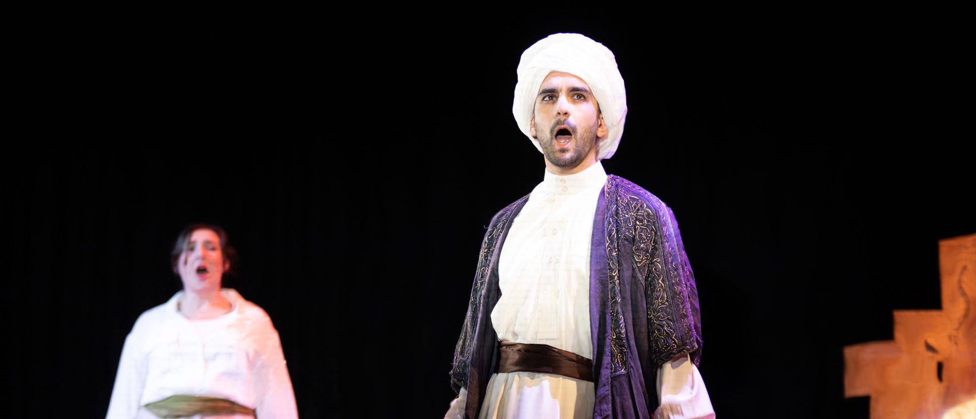 Woman singing at Ibn al-Haytham