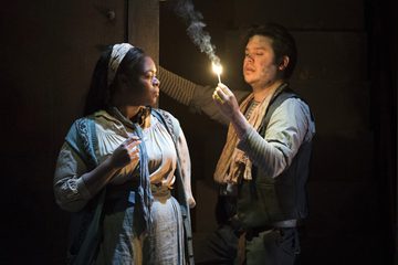 Giorgetta and Luigi in Il Tabarro