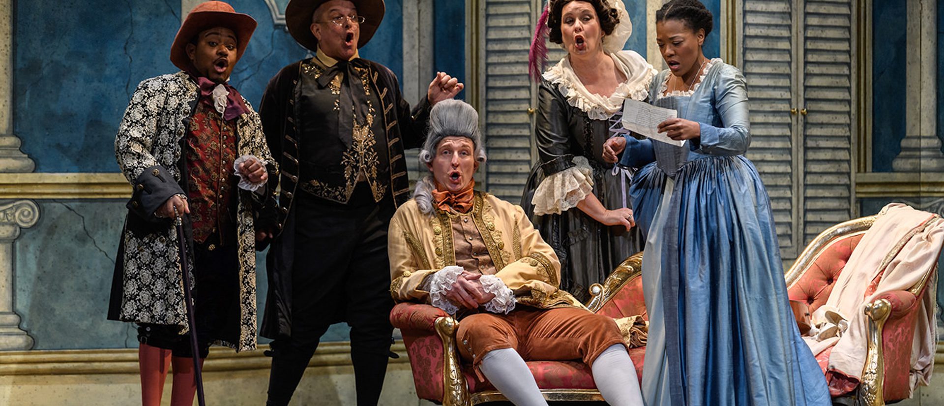 The ETO cast perform The Marriage of Figaro