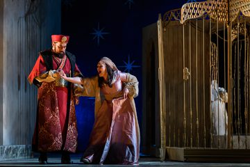Production shot of The Seraglio