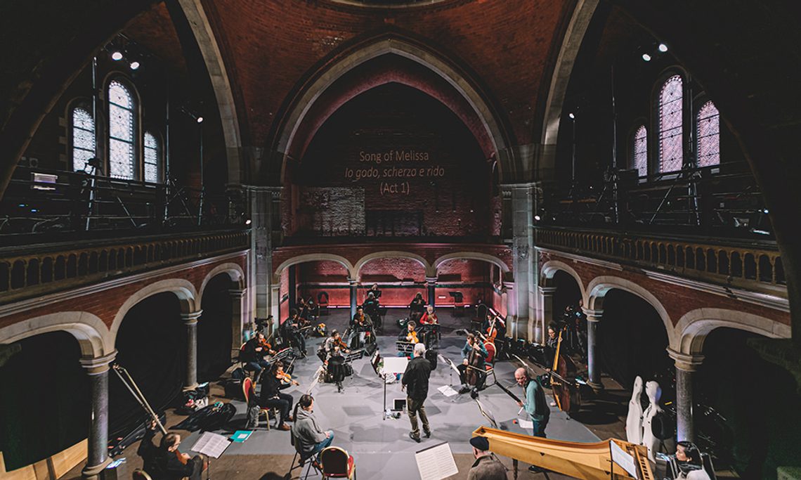 ETO & the Old Street Band in rehearsals for Amadigi at Stone Nest, London